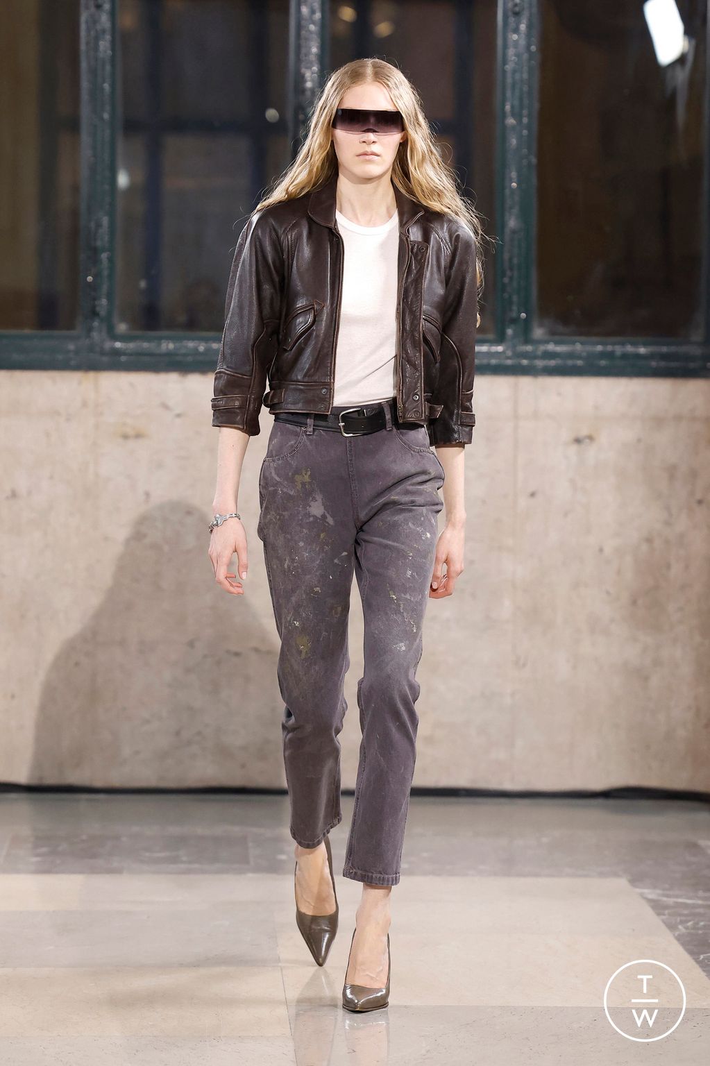 Fashion Week Milan Fall/Winter 2026 look 9 from the MM6 Maison Margiela collection womenswear