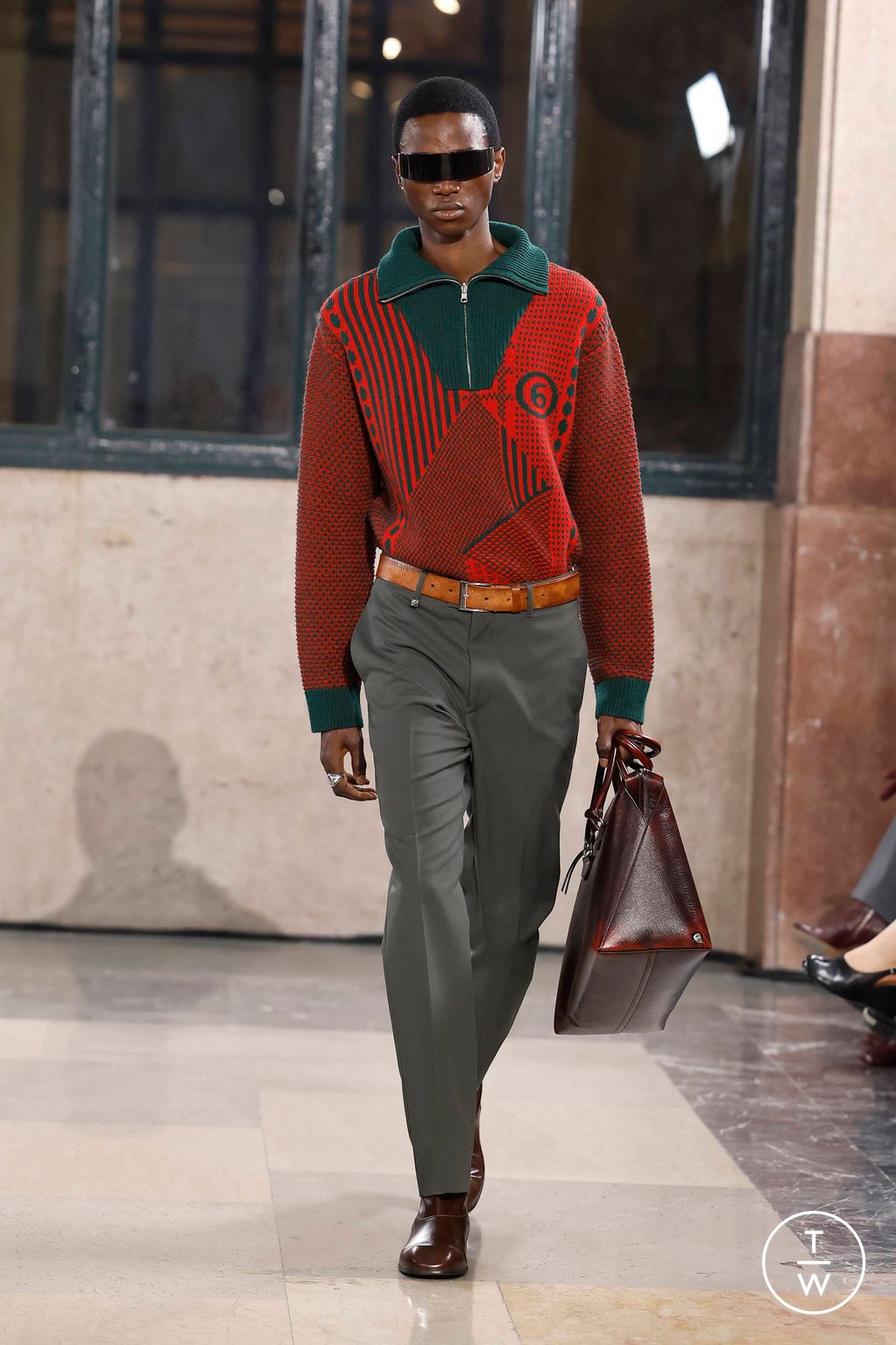 Fashion Week Milan Fall/Winter 2026 look 11 de la collection MM6 Maison Margiela womenswear