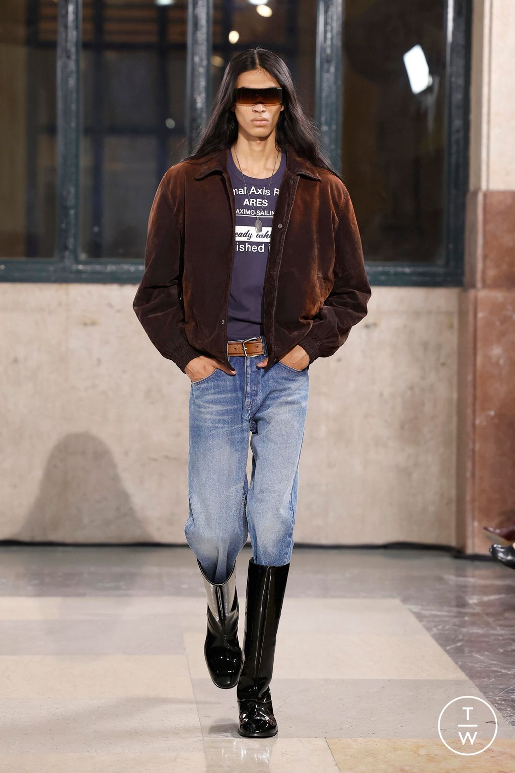 Fashion Week Milan Fall/Winter 2026 look 12 from the MM6 Maison Margiela collection womenswear
