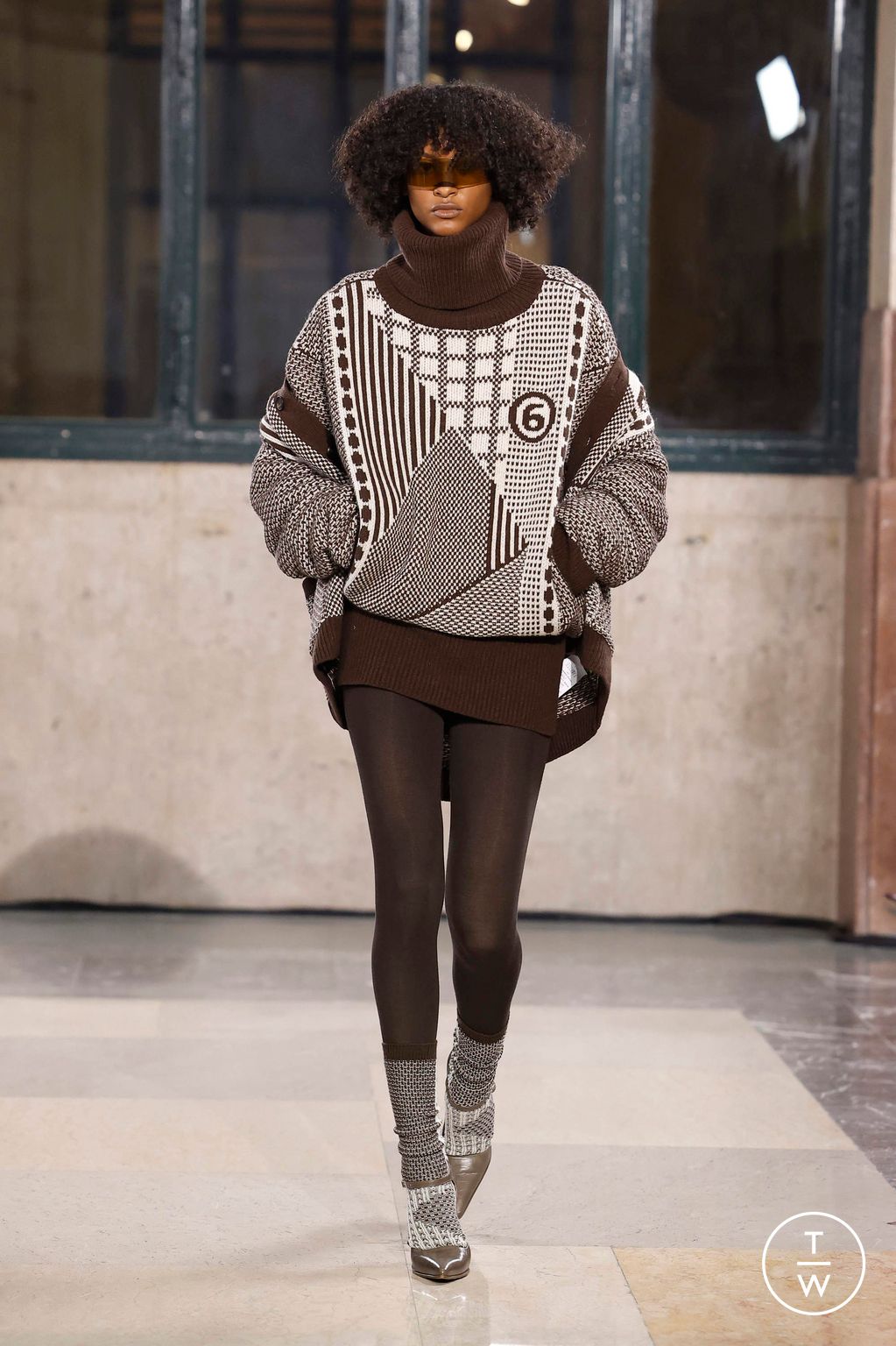 Fashion Week Milan Fall/Winter 2026 look 19 de la collection MM6 Maison Margiela womenswear