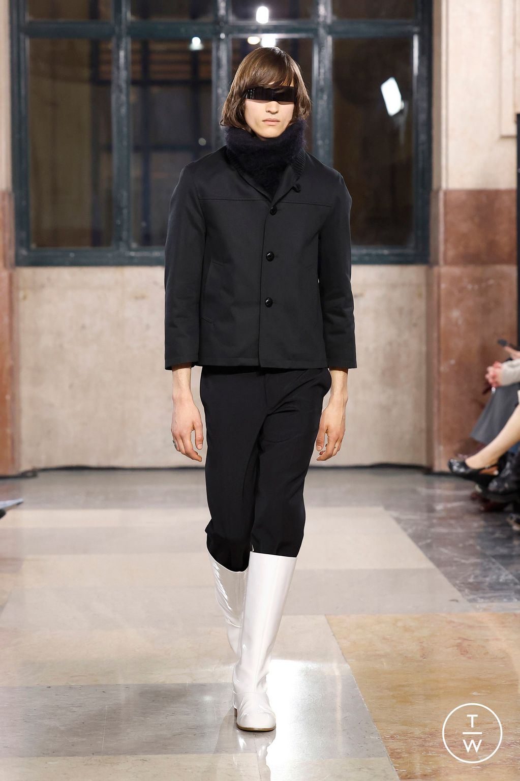 Fashion Week Milan Fall/Winter 2026 look 47 from the MM6 Maison Margiela collection womenswear
