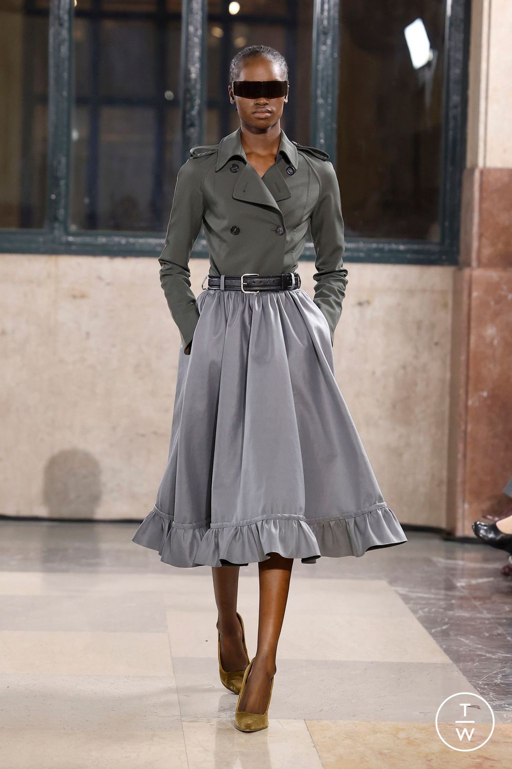 Fashion Week Milan Fall/Winter 2026 look 48 from the MM6 Maison Margiela collection womenswear