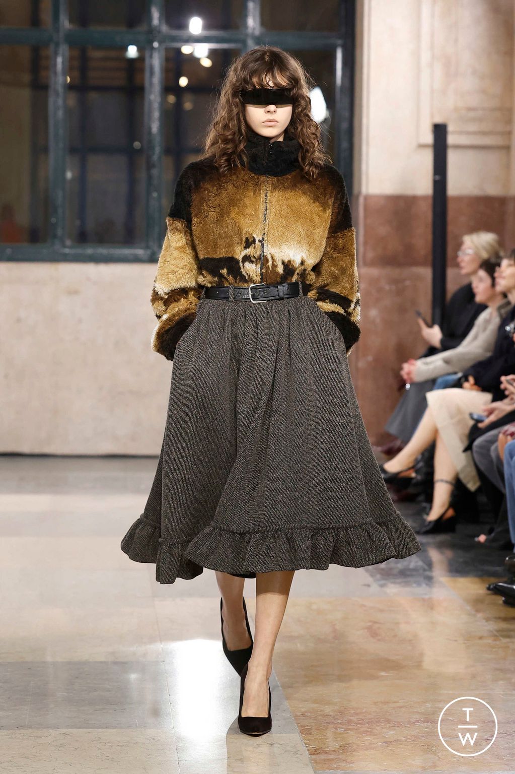 Fashion Week Milan Fall/Winter 2026 look 52 from the MM6 Maison Margiela collection womenswear
