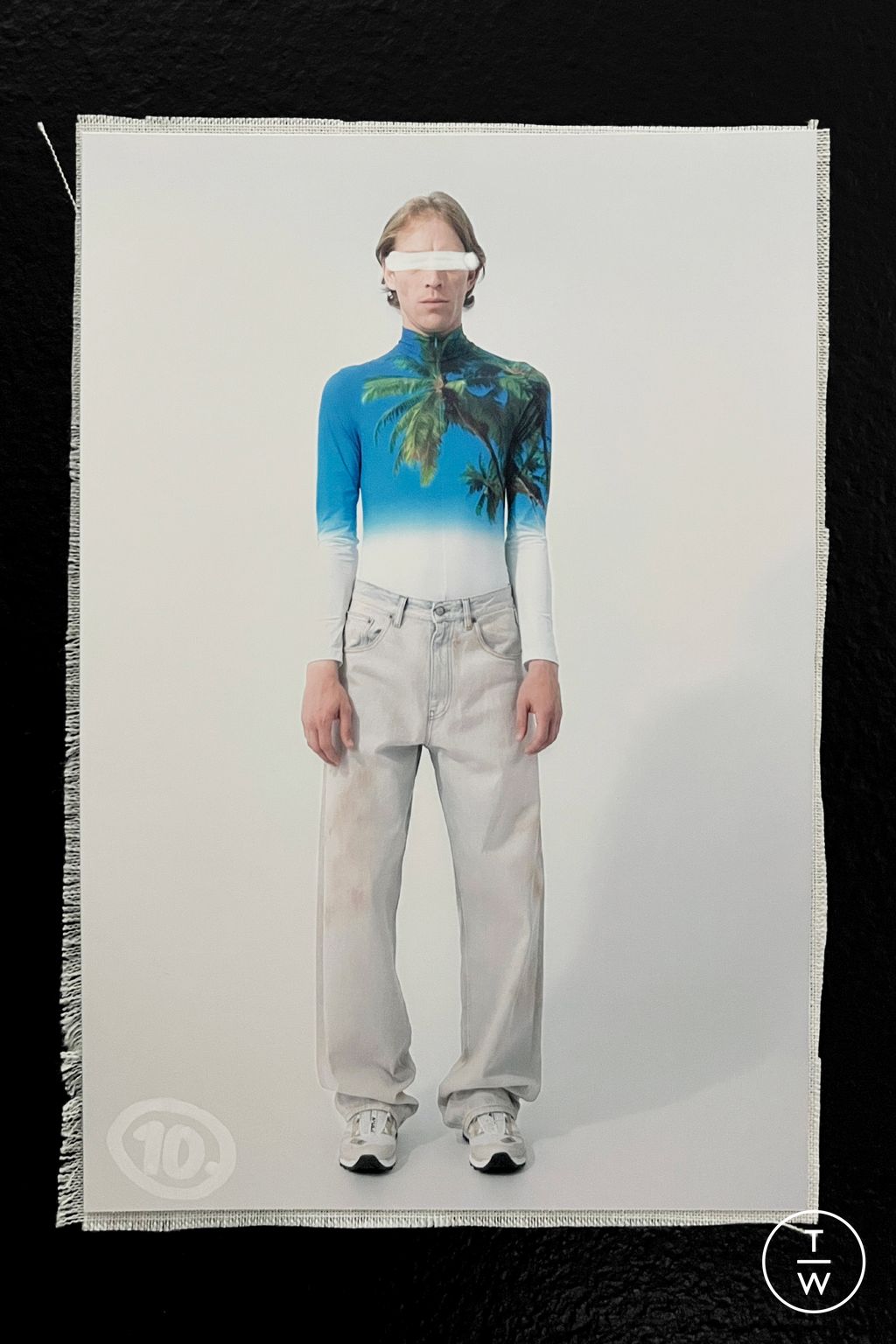 Fashion Week Milan Resort 2025 look 10 from the MM6 Maison Margiela collection menswear