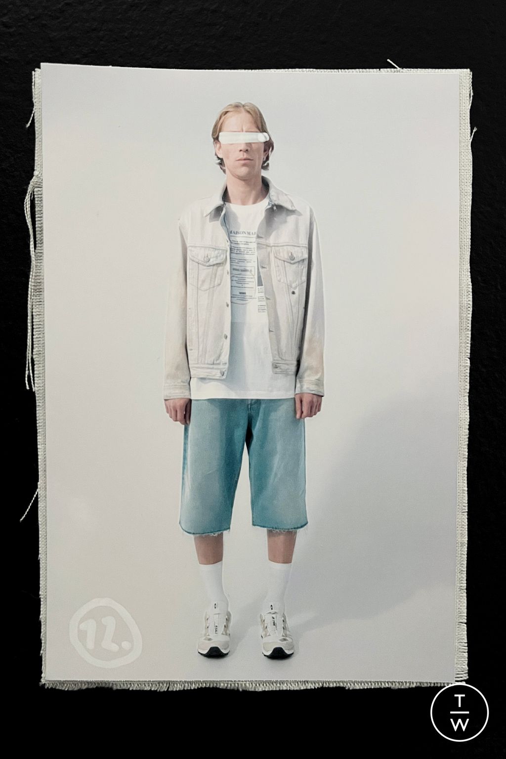 Fashion Week Milan Resort 2025 look 12 from the MM6 Maison Margiela collection menswear