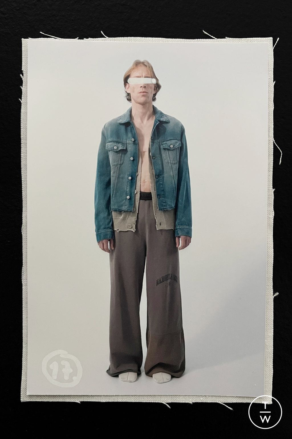 Fashion Week Milan Resort 2025 look 17 from the MM6 Maison Margiela collection menswear