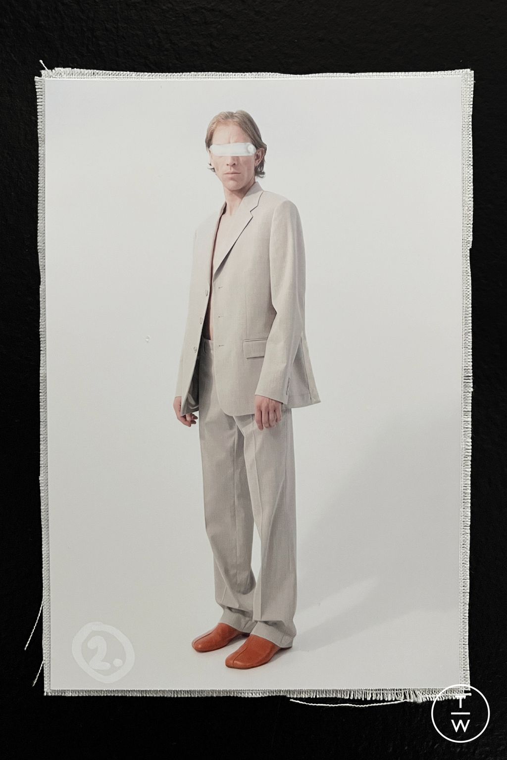 Fashion Week Milan Resort 2025 look 2 from the MM6 Maison Margiela collection 男装