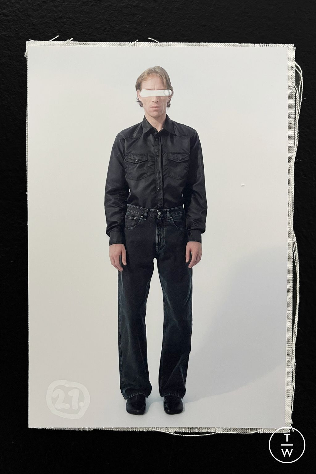 Fashion Week Milan Resort 2025 look 21 from the MM6 Maison Margiela collection menswear