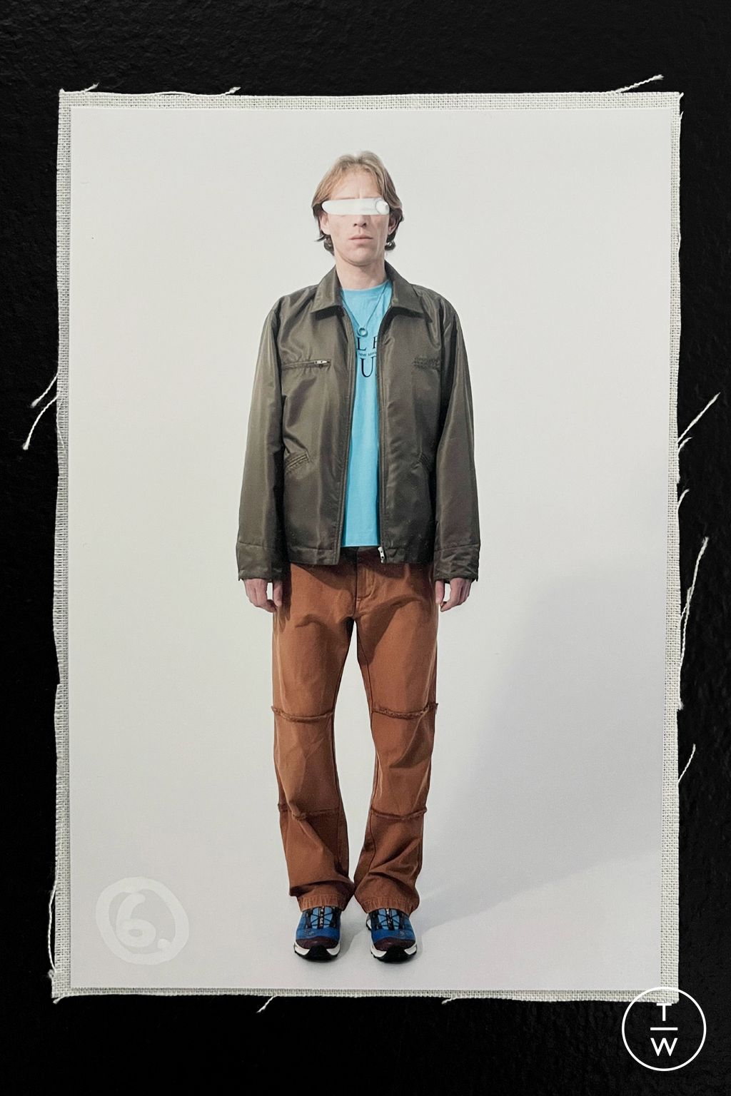 Fashion Week Milan Resort 2025 look 6 from the MM6 Maison Margiela collection menswear