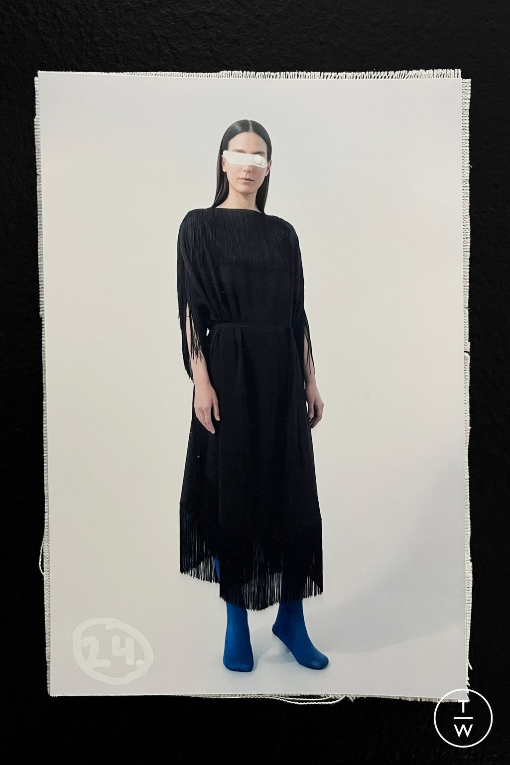 Fashion Week Milan Resort 2025 look 24 from the MM6 collection womenswear