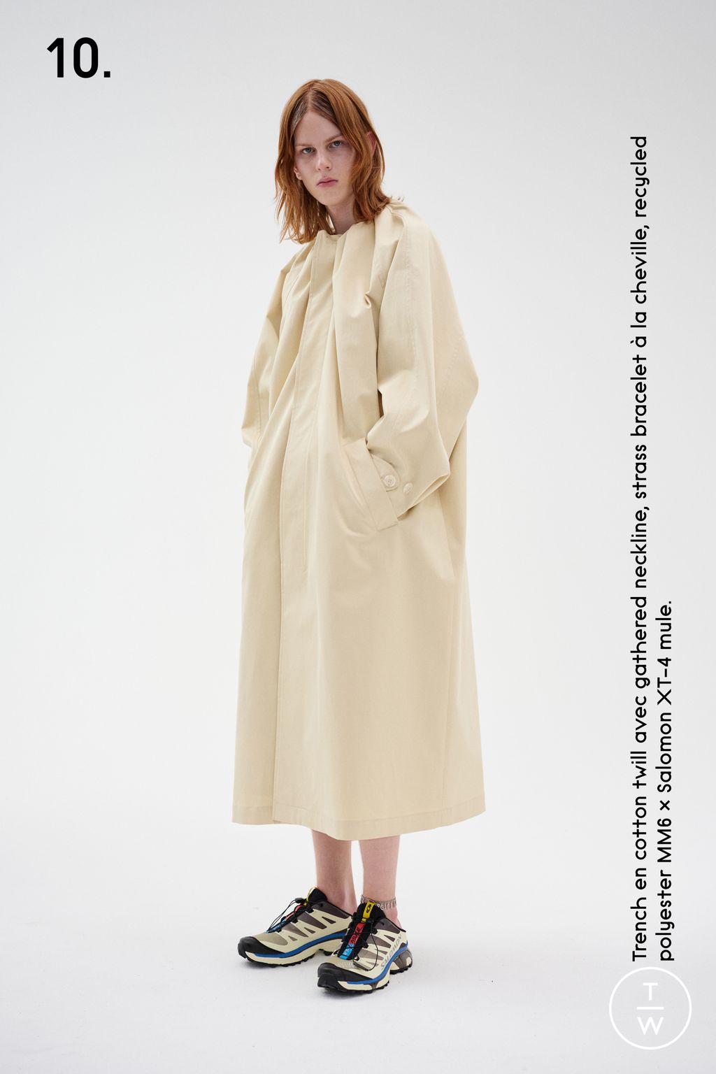 Fashion Week Milan Resort 2024 look 10 from the MM6 Maison Margiela collection 女装