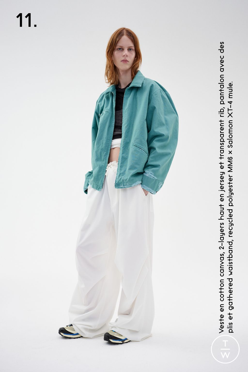 Fashion Week Milan Resort 2024 look 11 from the MM6 Maison Margiela collection 女装