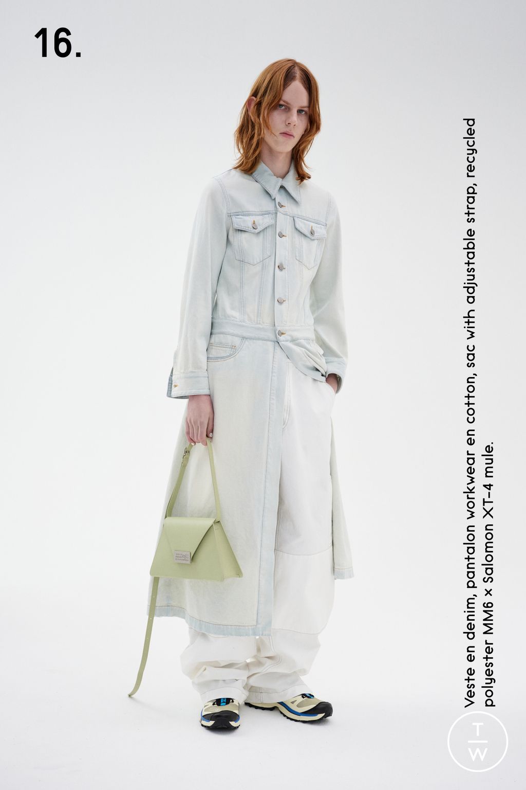 Fashion Week Milan Resort 2024 look 16 from the MM6 collection womenswear