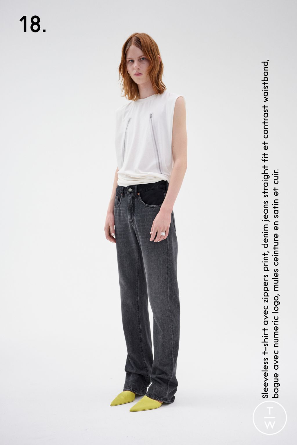 Fashion Week Milan Resort 2024 look 18 from the MM6 Maison Margiela collection 女装