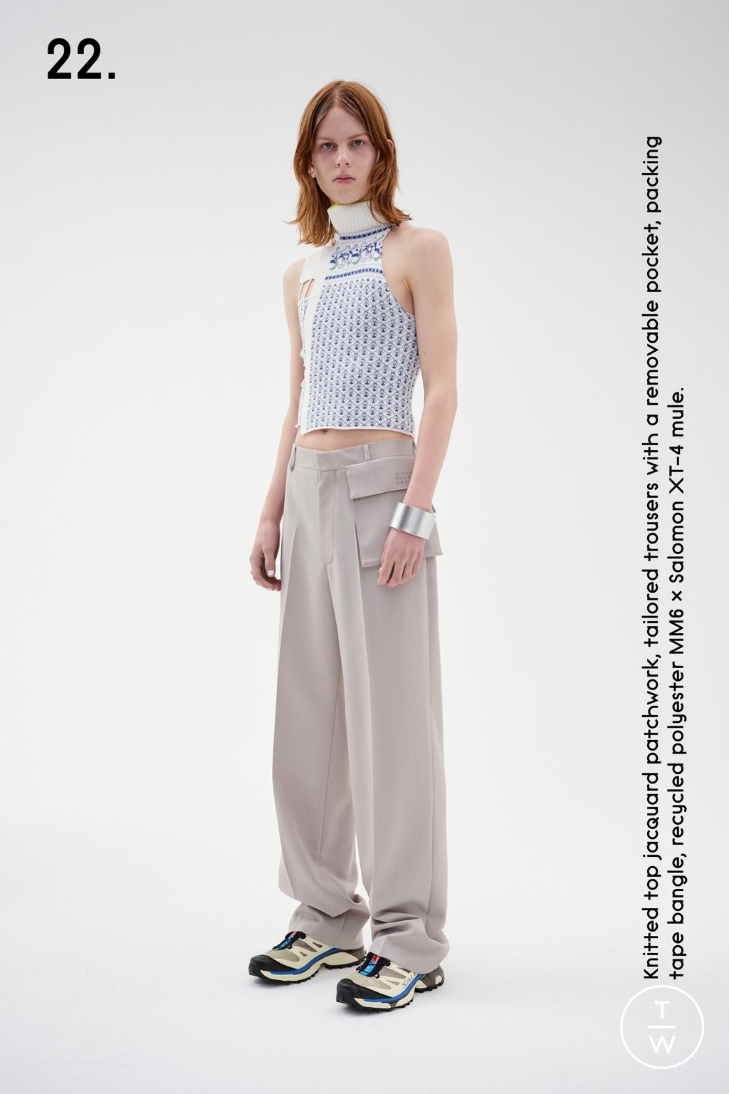 Fashion Week Milan Resort 2024 look 22 from the MM6 Maison Margiela collection 女装