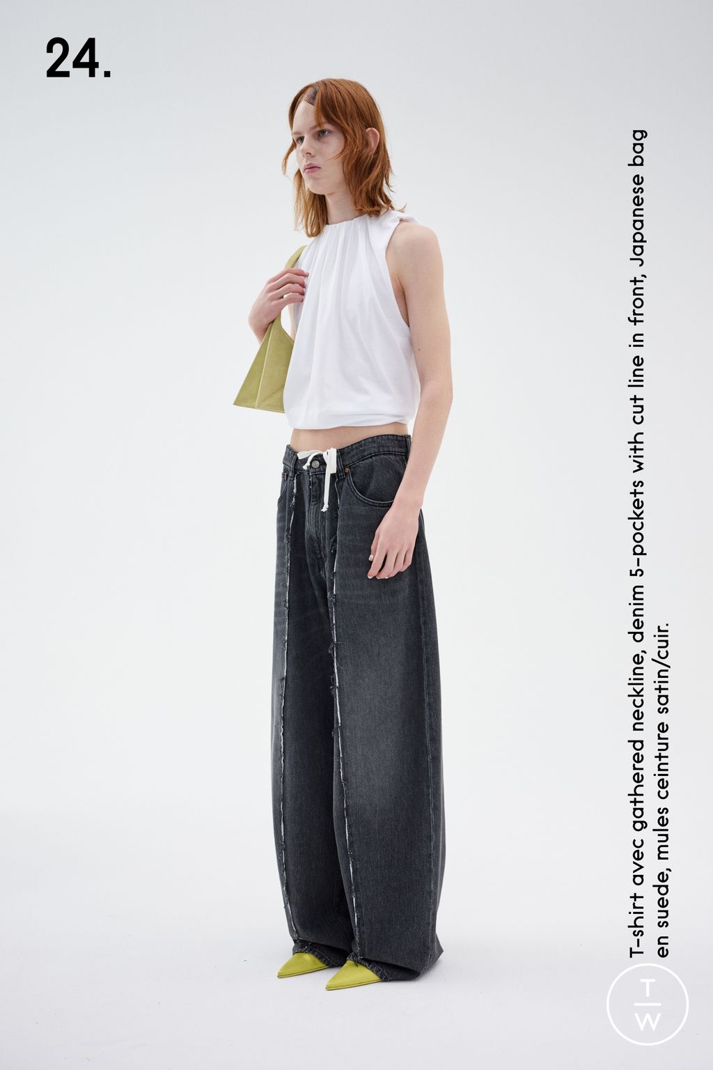 Fashion Week Milan Resort 2024 look 24 from the MM6 Maison Margiela collection 女装