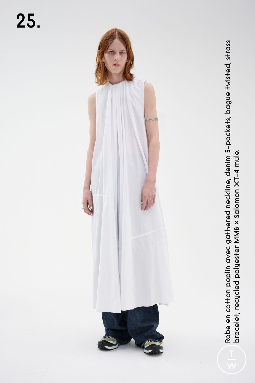 Fashion Week Milan Resort 2024 look 25 from the MM6 Maison Margiela collection 女装