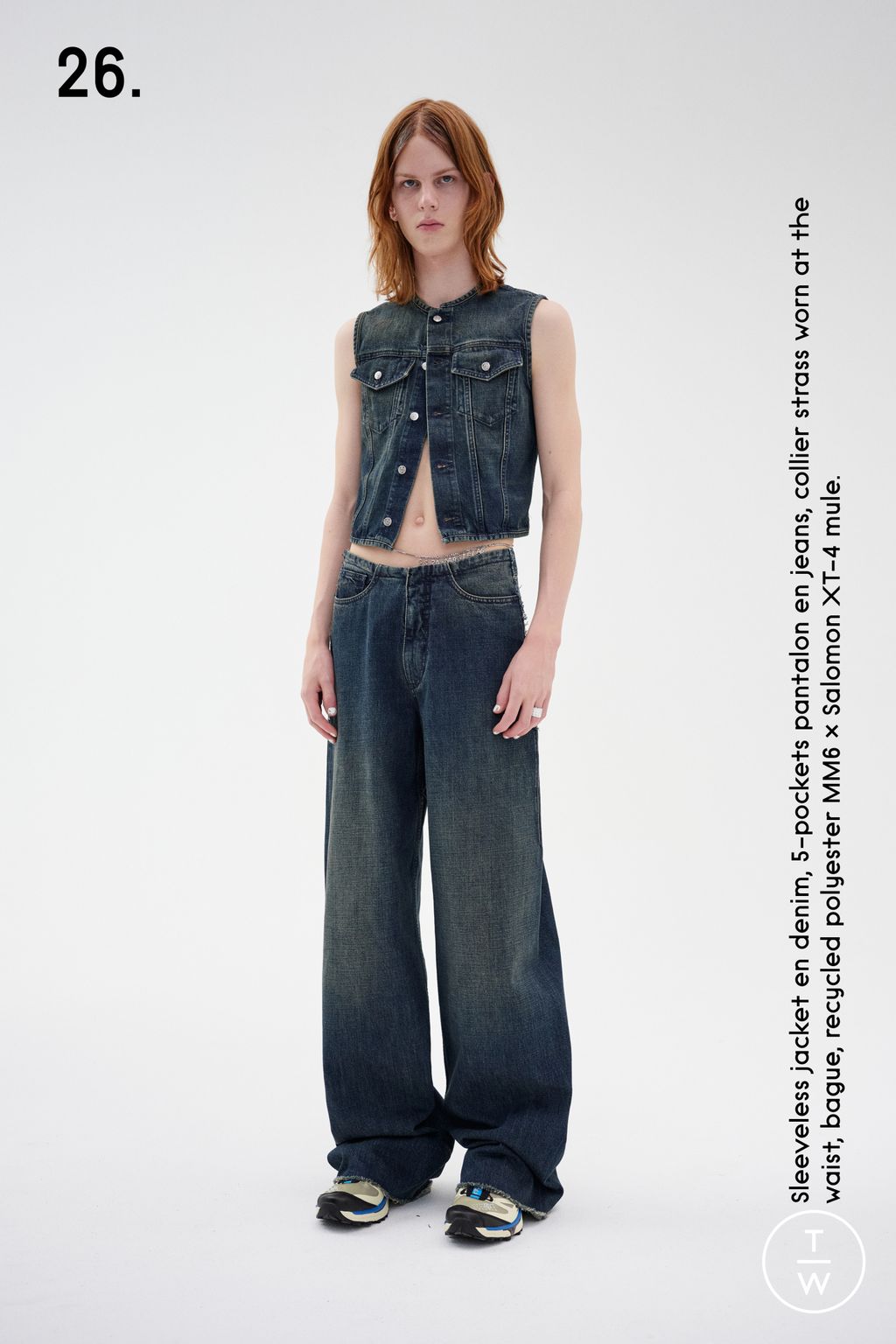 Fashion Week Milan Resort 2024 look 26 from the MM6 Maison Margiela collection 女装