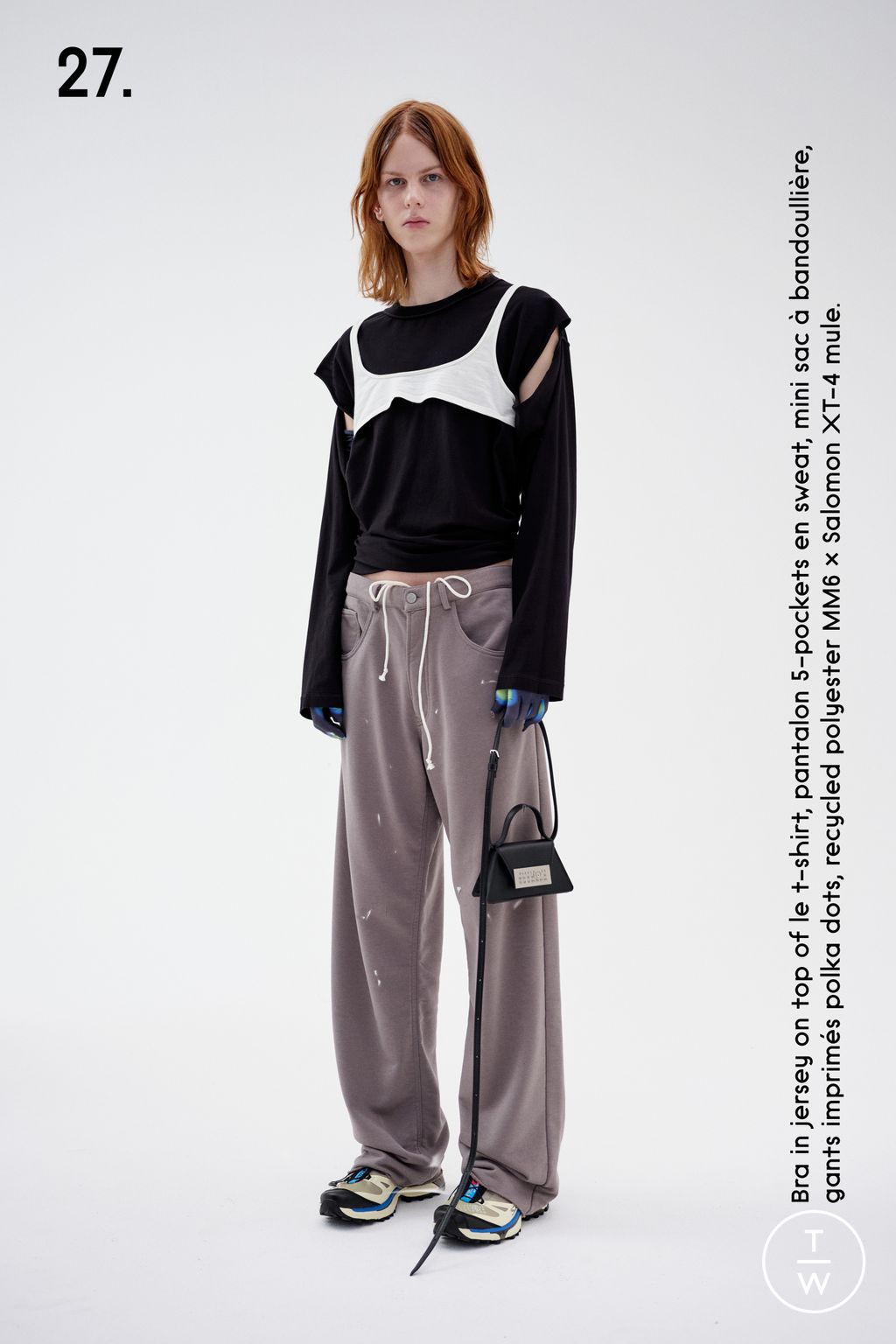 Fashion Week Milan Resort 2024 look 27 from the MM6 Maison Margiela collection 女装