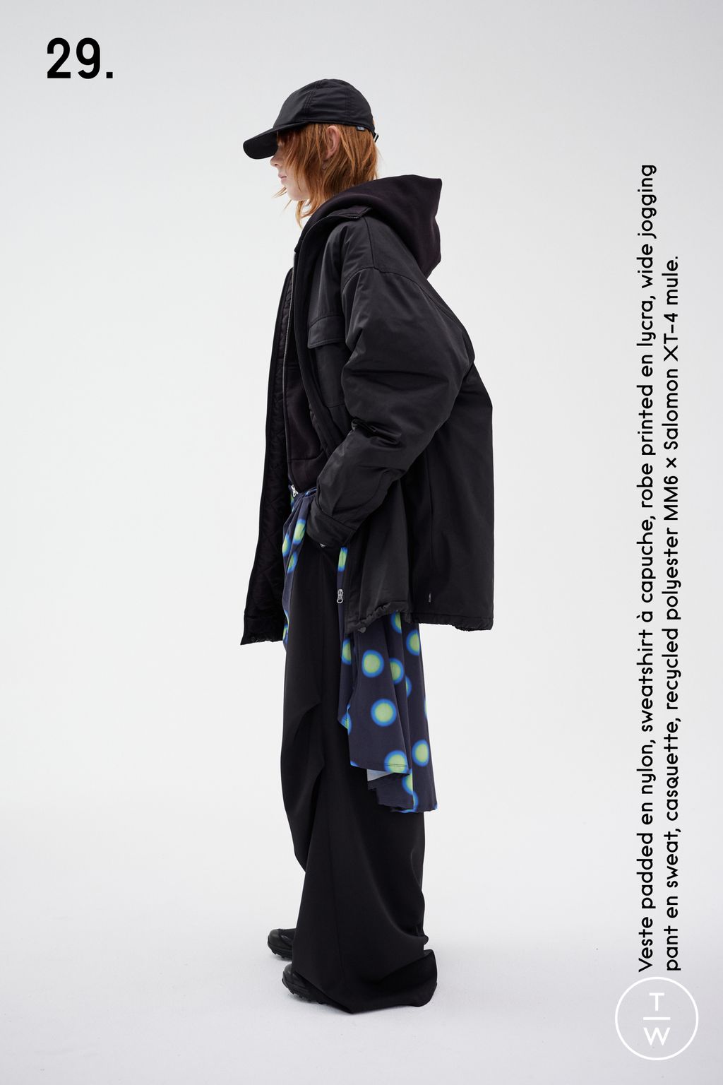 Fashion Week Milan Resort 2024 look 29 de la collection MM6 Maison Margiela womenswear