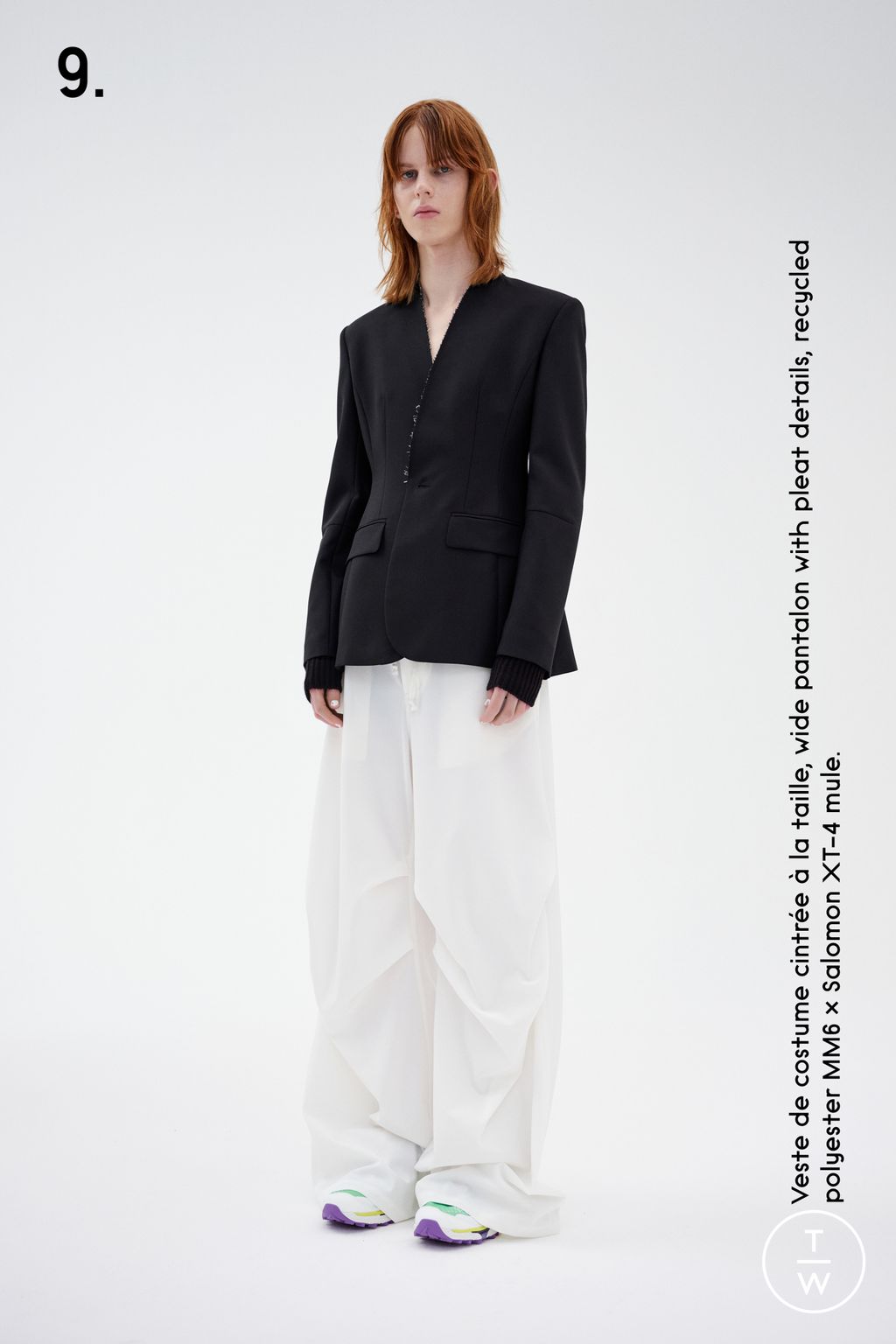 Fashion Week Milan Resort 2024 look 9 from the MM6 Maison Margiela collection 女装