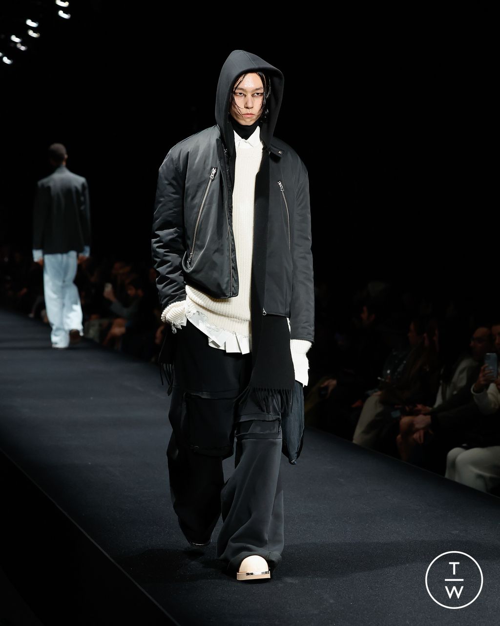 Fashion Week Milan Fall/Winter 2023 look 16 from the MM6 collection womenswear