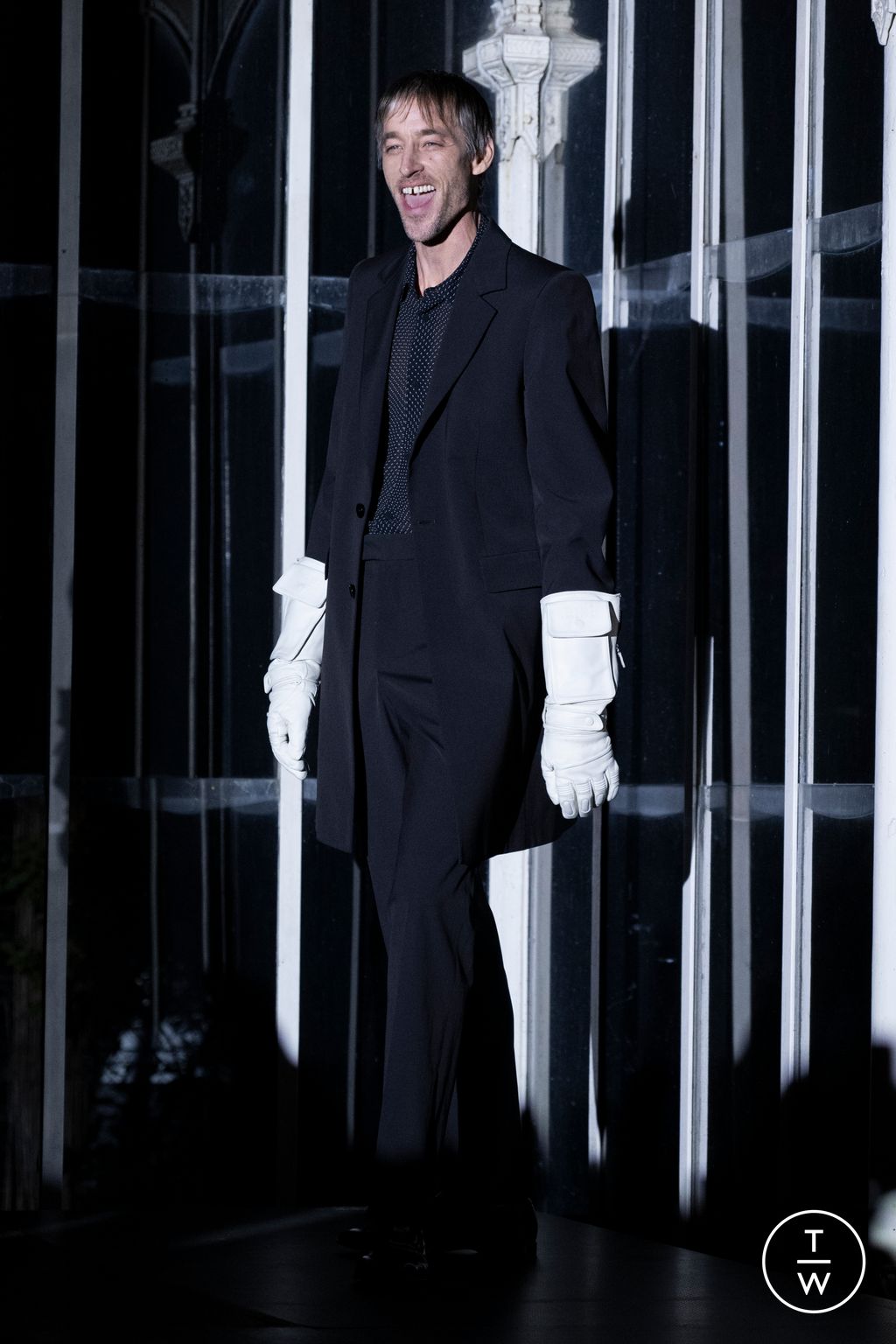 Fashion Week Florence - Pitti Fall/Winter 2025 look 11 from the MM6 Maison Margiela collection menswear