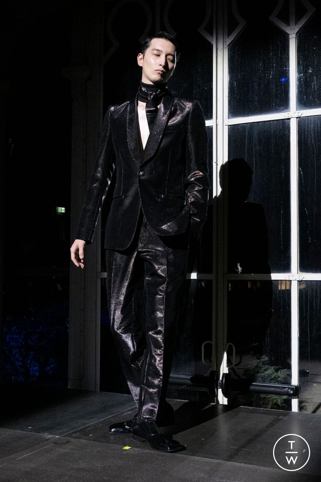 Fashion Week Florence - Pitti Fall/Winter 2025 look 15 from the MM6 Maison Margiela collection menswear