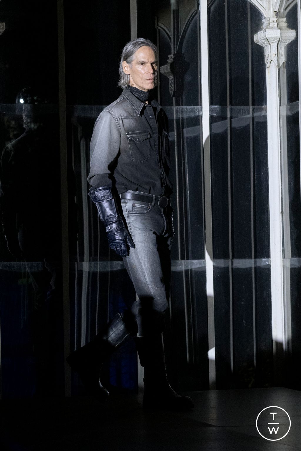 Fashion Week Florence - Pitti Fall/Winter 2025 look 19 from the MM6 Maison Margiela collection menswear