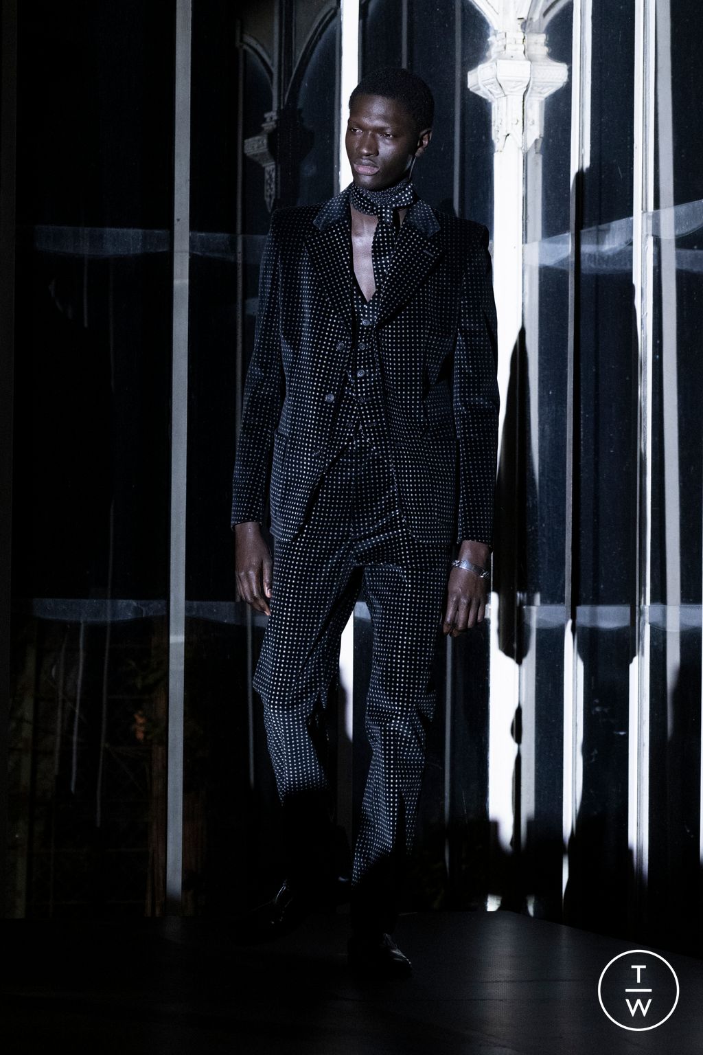 Fashion Week Florence - Pitti Fall/Winter 2025 look 3 from the MM6 Maison Margiela collection menswear