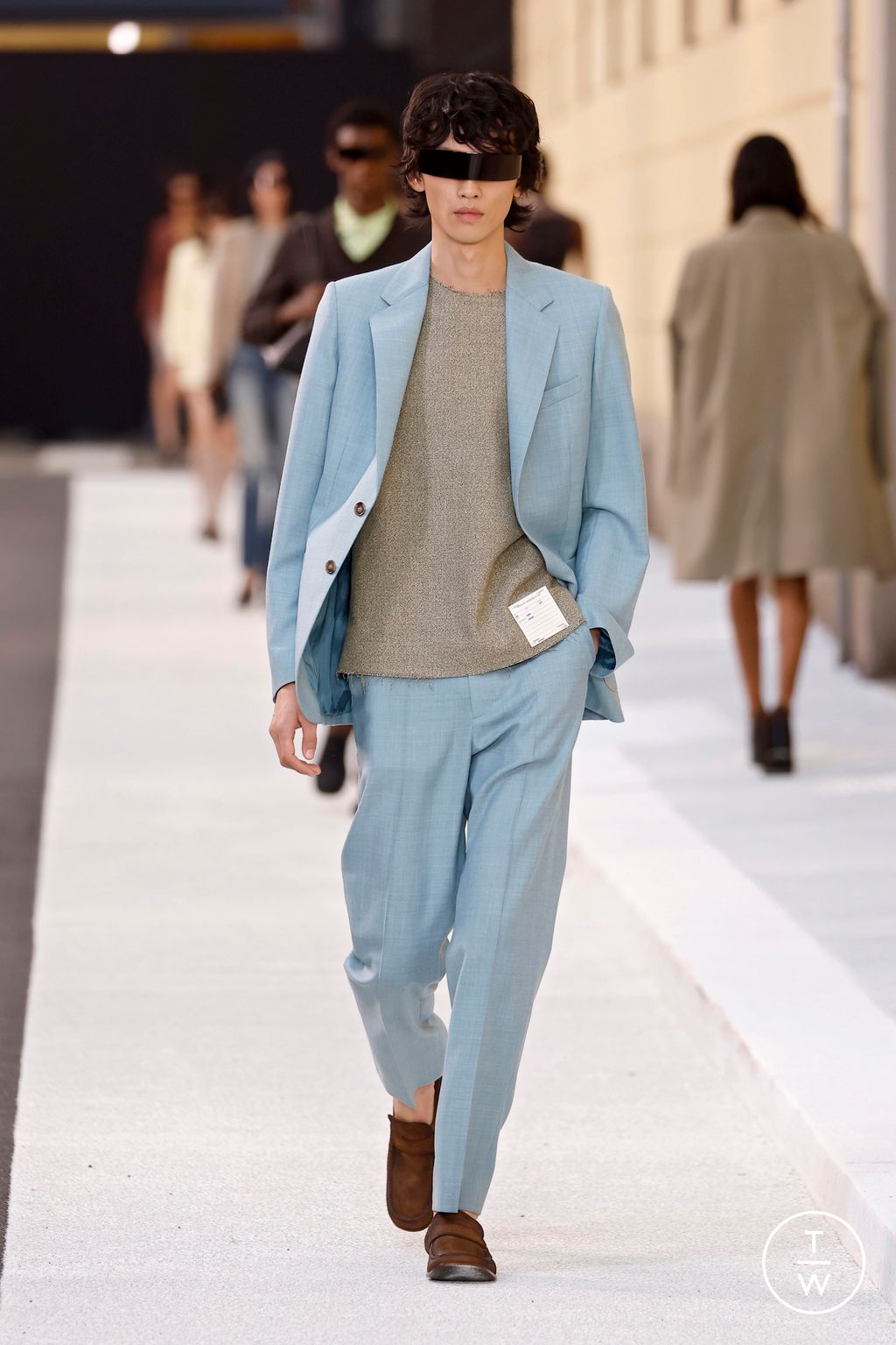 Fashion Week Milan Spring/Summer 2026 look 7 de la collection MM6 Maison Margiela womenswear