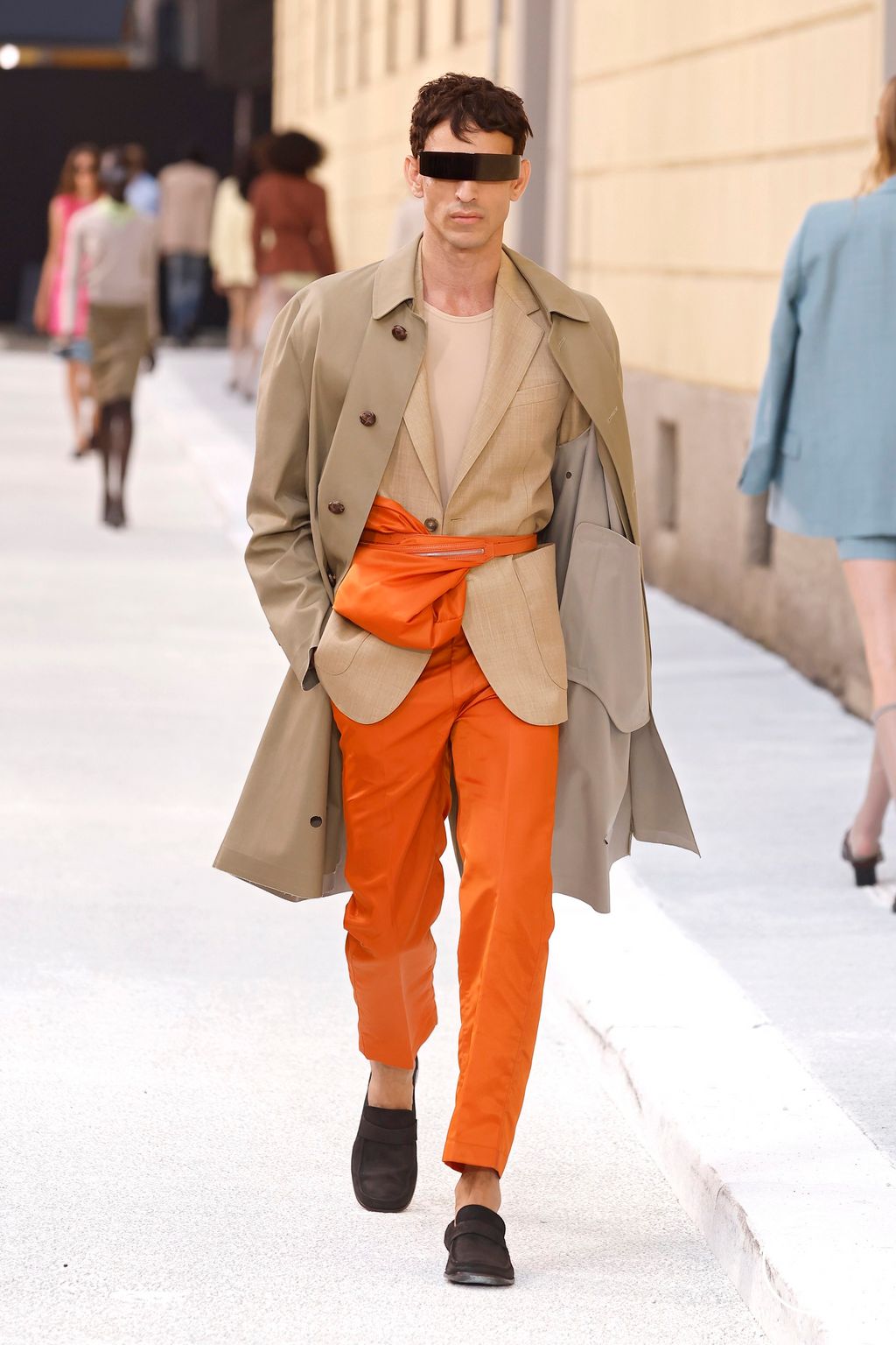 Fashion Week Milan Spring/Summer 2026 look 15 from the MM6 Maison Margiela collection womenswear