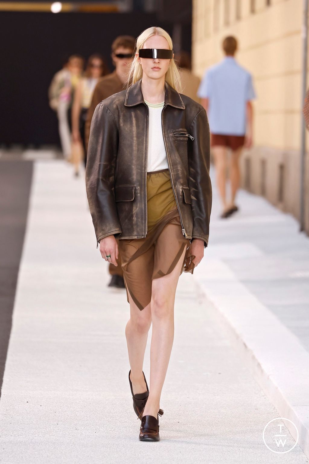 Fashion Week Milan Spring/Summer 2026 look 22 from the MM6 Maison Margiela collection 女装