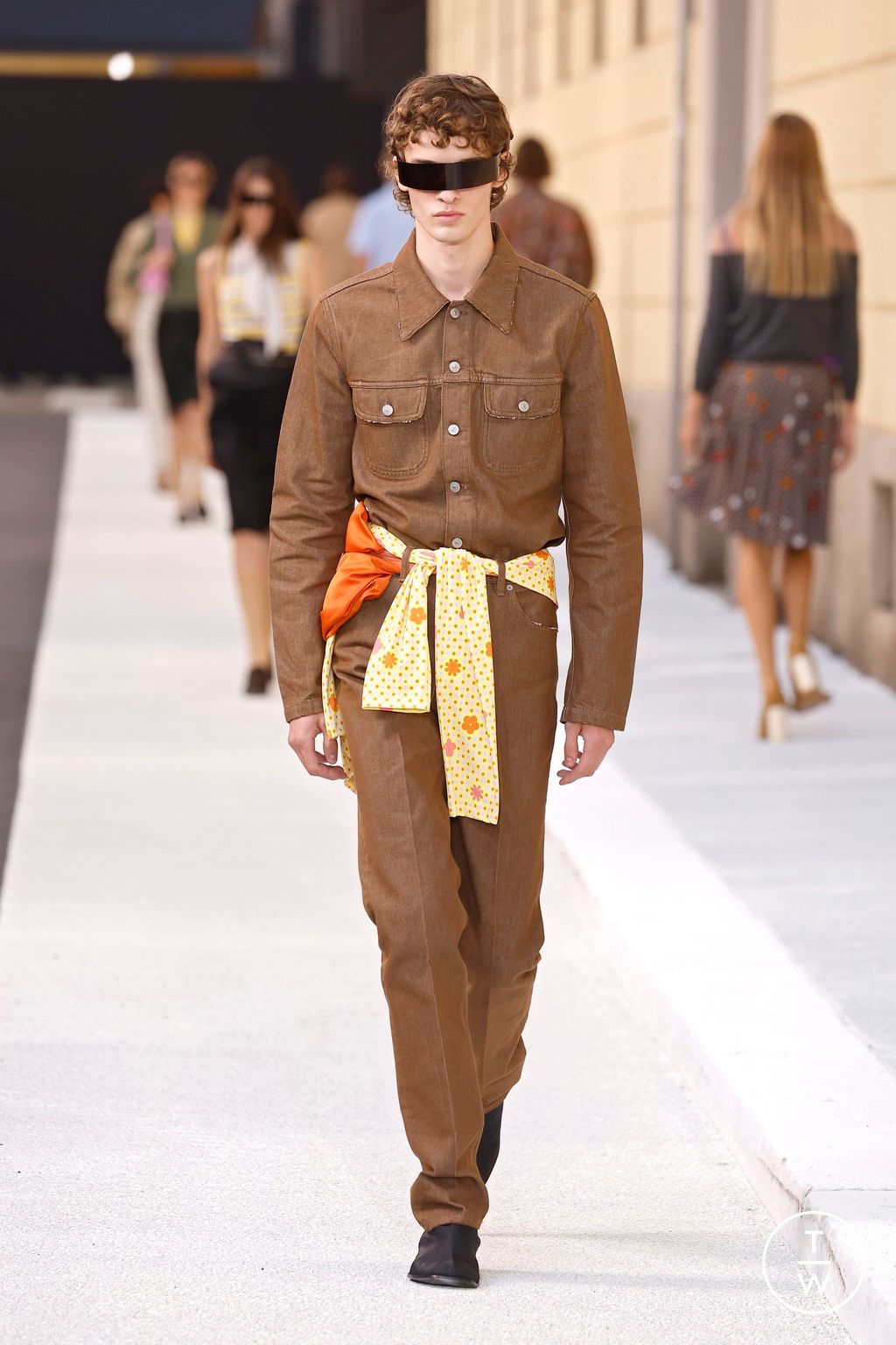Fashion Week Milan Spring/Summer 2026 look 23 from the MM6 Maison Margiela collection 女装