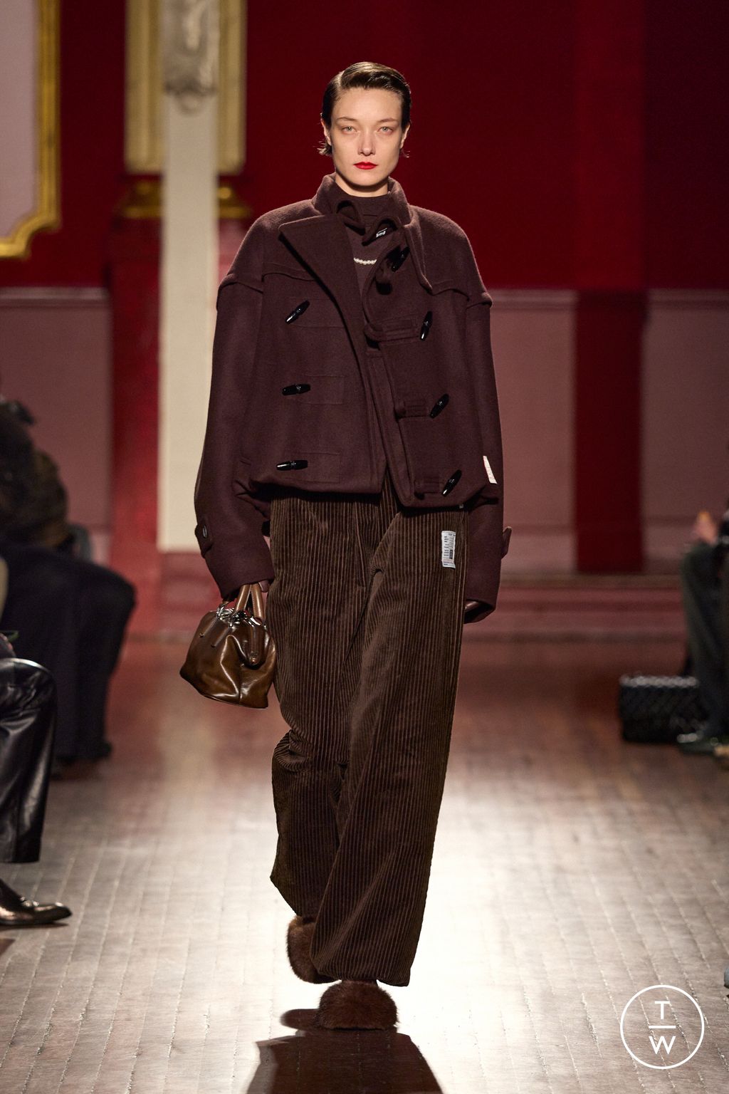 Fashion Week Paris Fall/Winter 2026 look 7 from the Maison Mihara Yasuhiro collection 男装