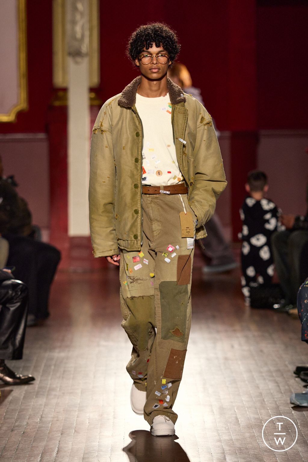 Fashion Week Paris Fall/Winter 2026 look 18 from the Maison Mihara Yasuhiro collection 男装