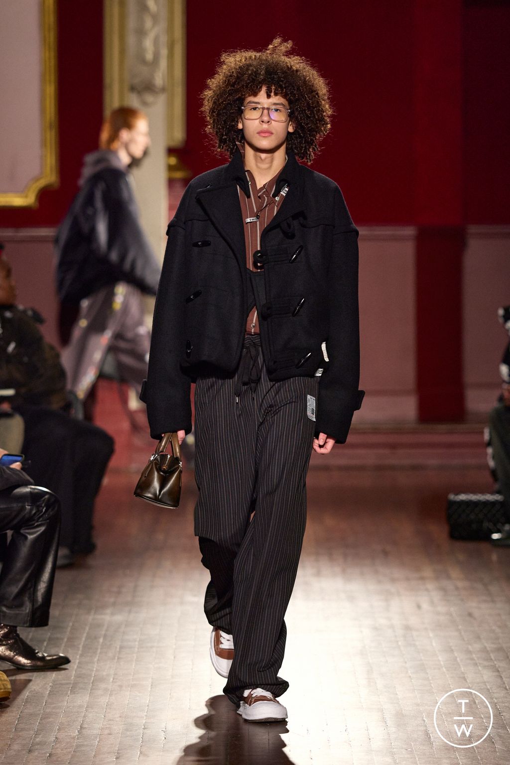 Fashion Week Paris Fall/Winter 2026 look 22 from the Maison Mihara Yasuhiro collection 男装