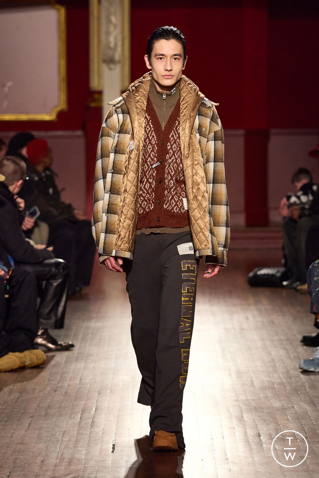 Fashion Week Paris Fall/Winter 2026 look 39 from the Maison Mihara Yasuhiro collection menswear