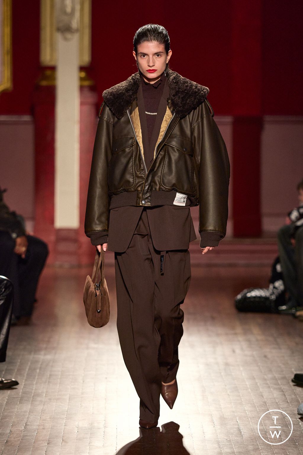 Fashion Week Paris Fall/Winter 2026 look 46 from the Maison Mihara Yasuhiro collection menswear