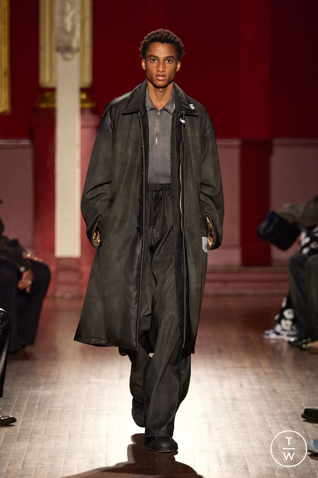 Fashion Week Paris Fall/Winter 2026 look 49 from the Maison Mihara Yasuhiro collection menswear