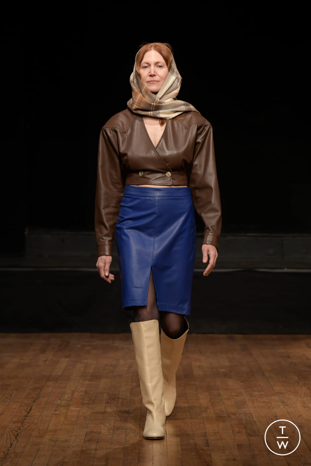 Fashion Week New York Fall/Winter 2022 look 17 de la collection Maryam Nassir Zadeh womenswear