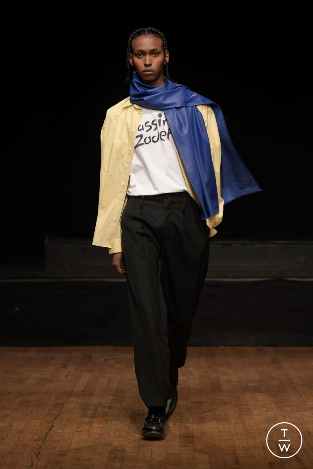 Fashion Week New York Fall/Winter 2022 look 18 de la collection Maryam Nassir Zadeh womenswear