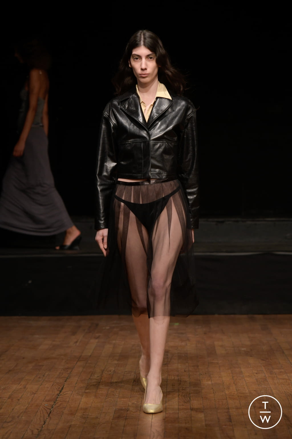 Fashion Week New York Fall/Winter 2022 look 34 from the Maryam Nassir Zadeh collection 女装