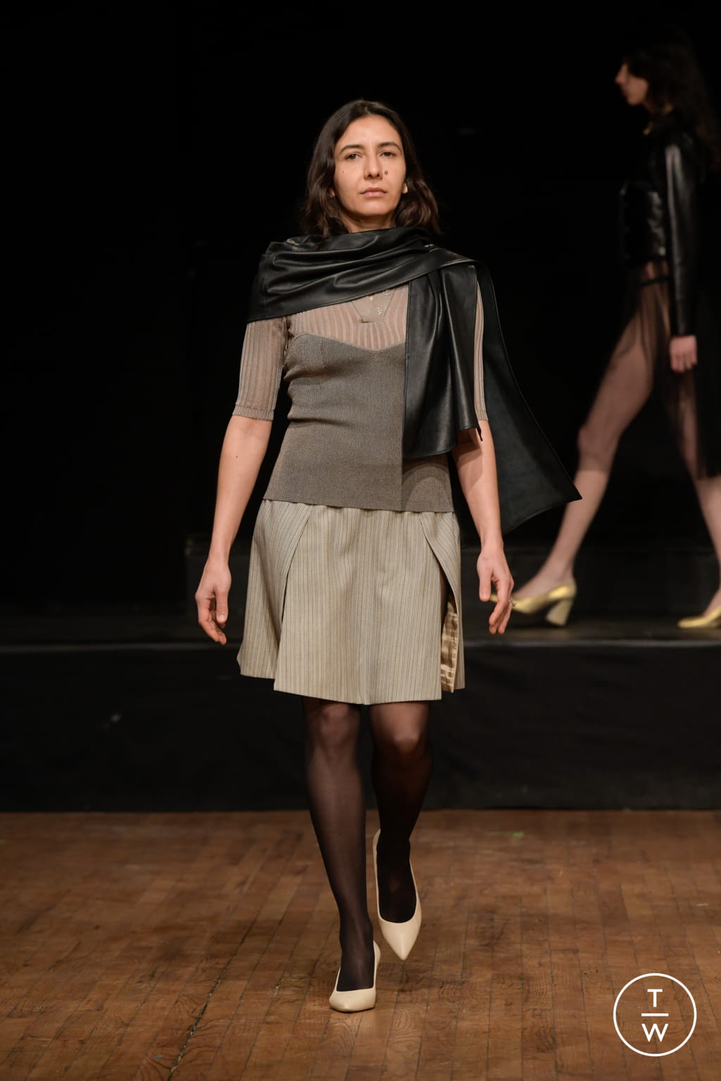 Fashion Week New York Fall/Winter 2022 look 36 from the Maryam Nassir Zadeh collection 女装