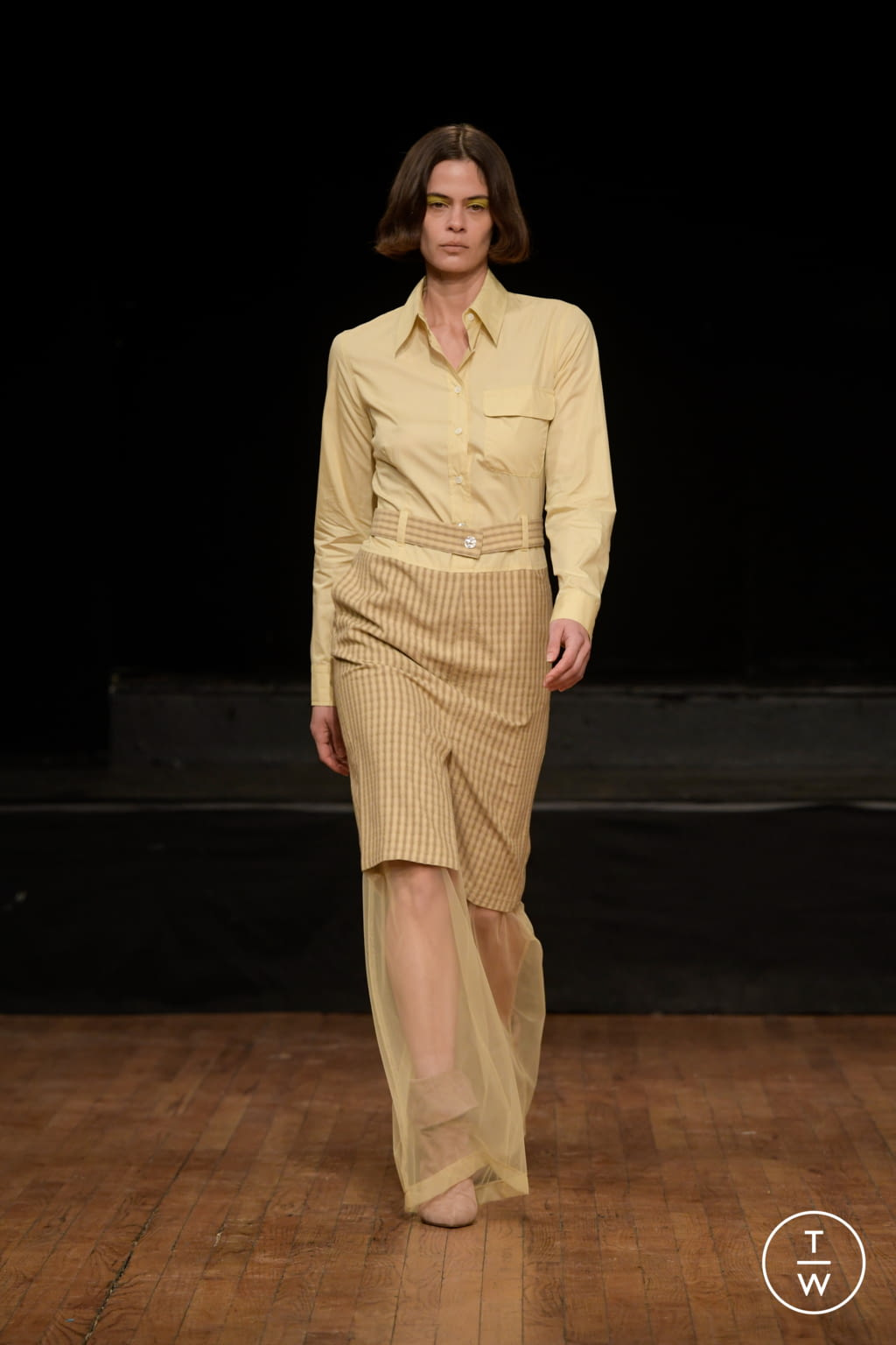 Fashion Week New York Fall/Winter 2022 look 6 from the Maryam Nassir Zadeh collection womenswear