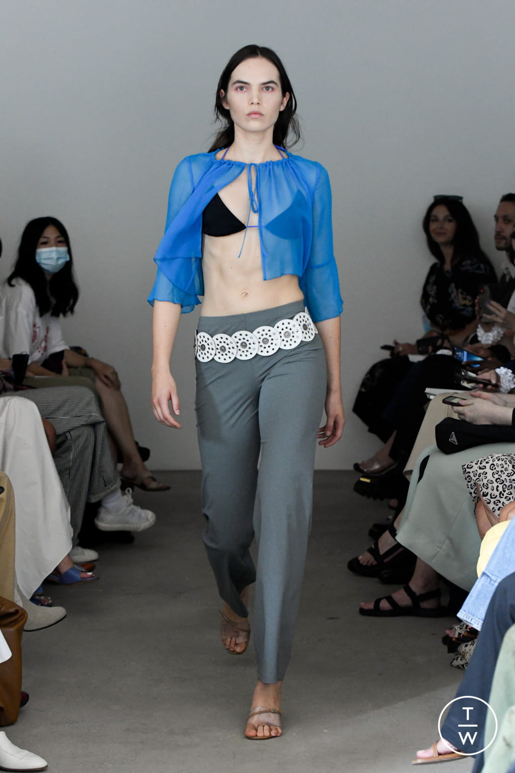 Fashion Week New York Spring/Summer 2022 look 11 from the Maryam Nassir Zadeh collection womenswear