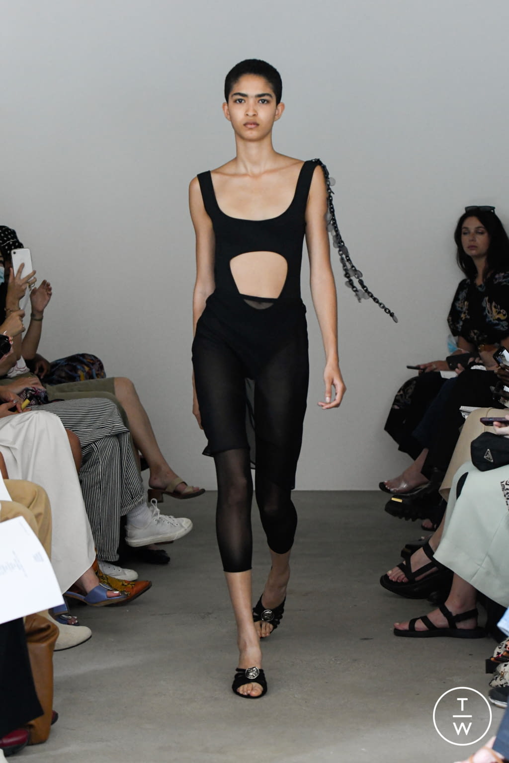 Fashion Week New York Spring/Summer 2022 look 32 from the Maryam Nassir Zadeh collection womenswear