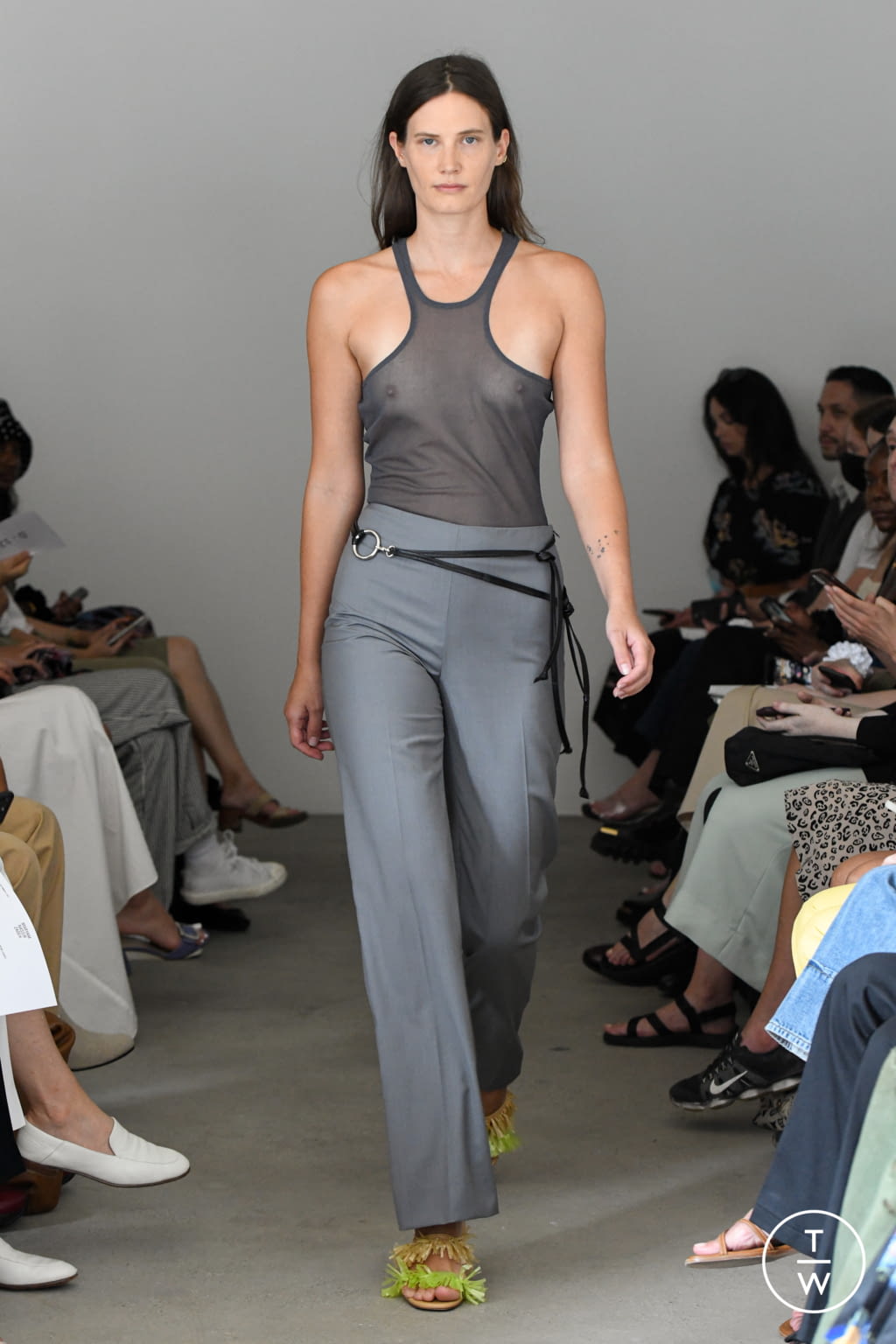 Fashion Week New York Spring/Summer 2022 look 40 from the Maryam Nassir Zadeh collection womenswear