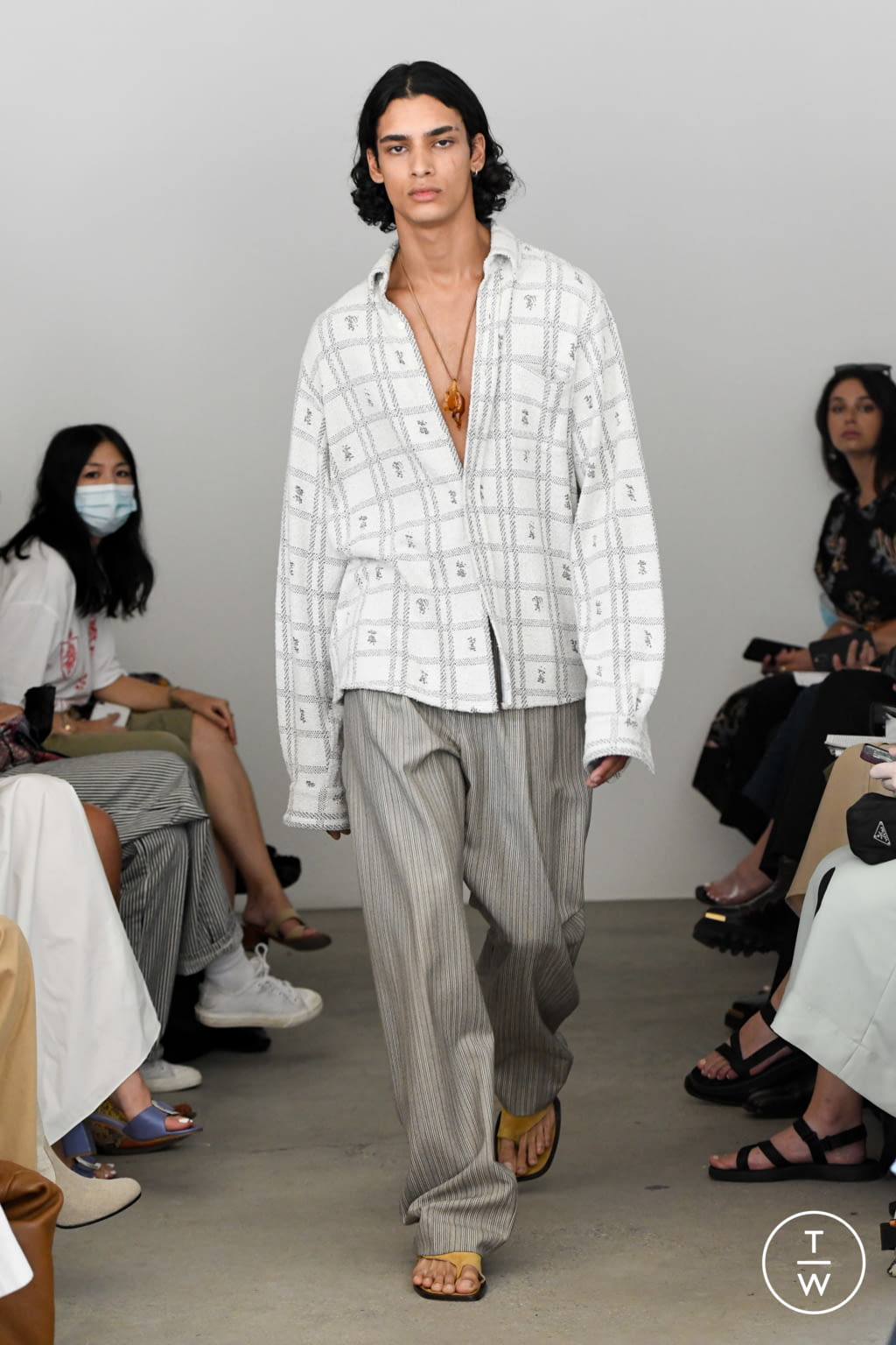 Fashion Week New York Spring/Summer 2022 look 8 from the Maryam Nassir Zadeh collection womenswear