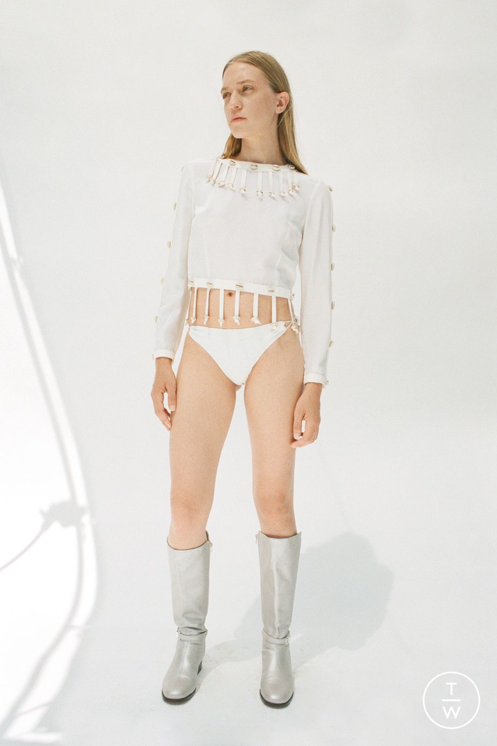 Fashion Week New York Resort 2023 look 5 from the Maryam Nassir Zadeh collection 女装